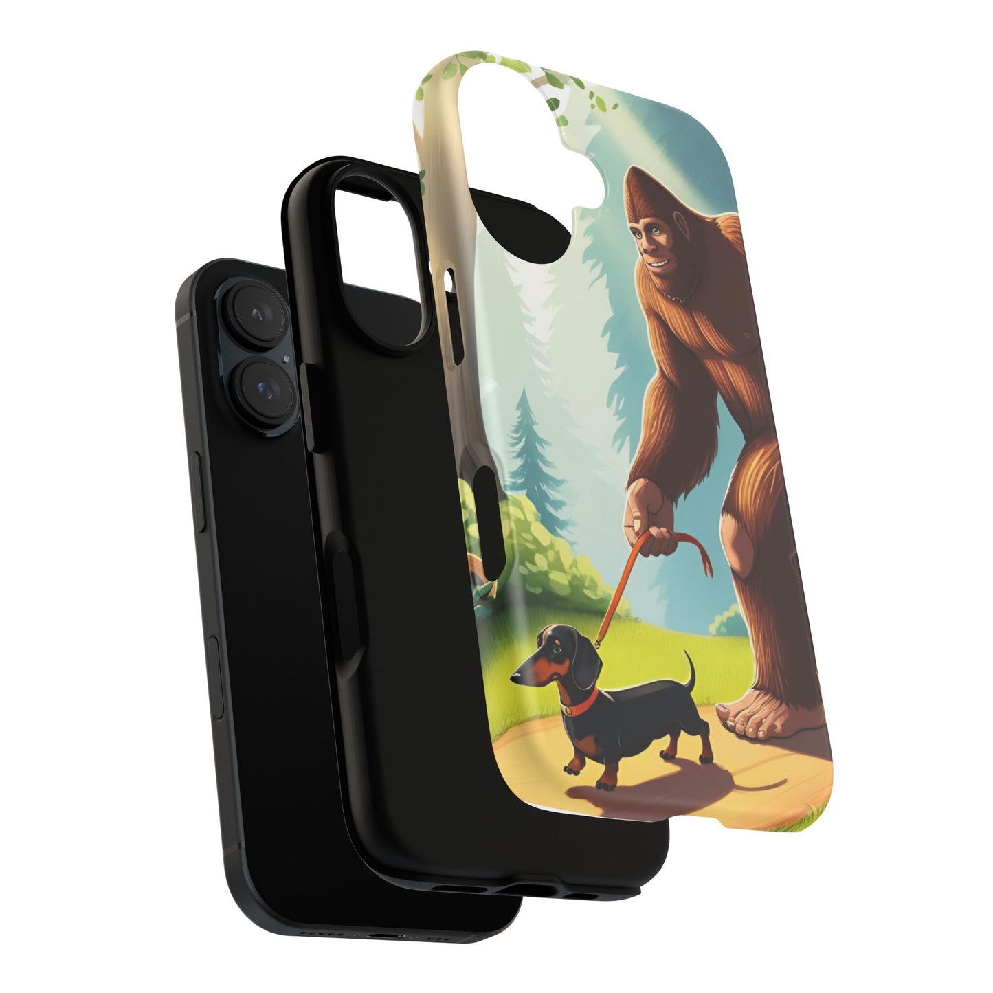Big Foot Walking Dachshund Phone Case - Dog Apple Pixel Galaxy