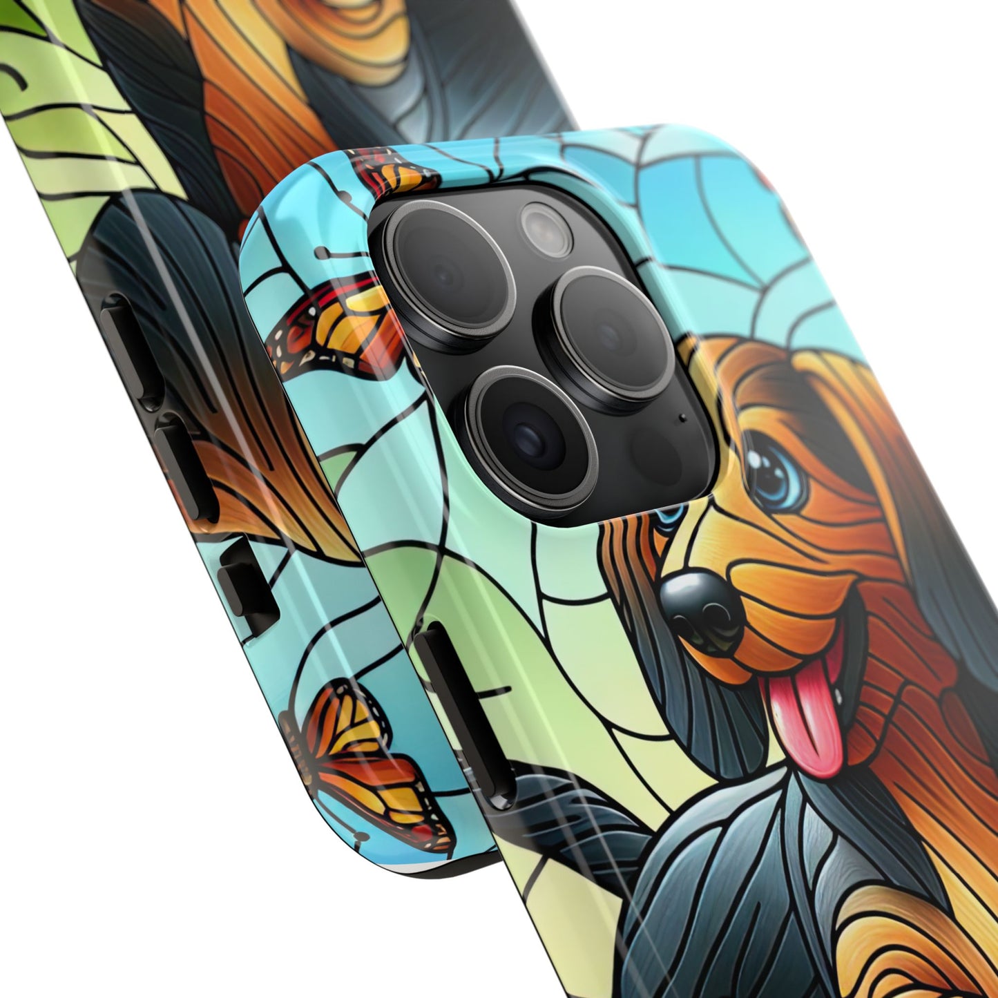 Cute Dachshund Phone Case, Dog Lover Gift, Tough Phone Cover, Pet Accessory,