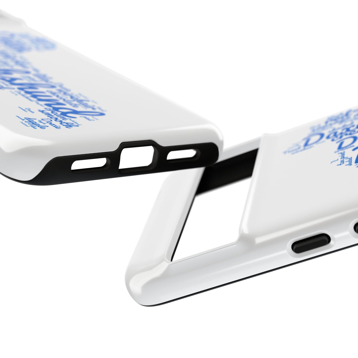 Type Subway Vibrant Dachshund Words Phone Case - Dog Apple Pixel Galaxy