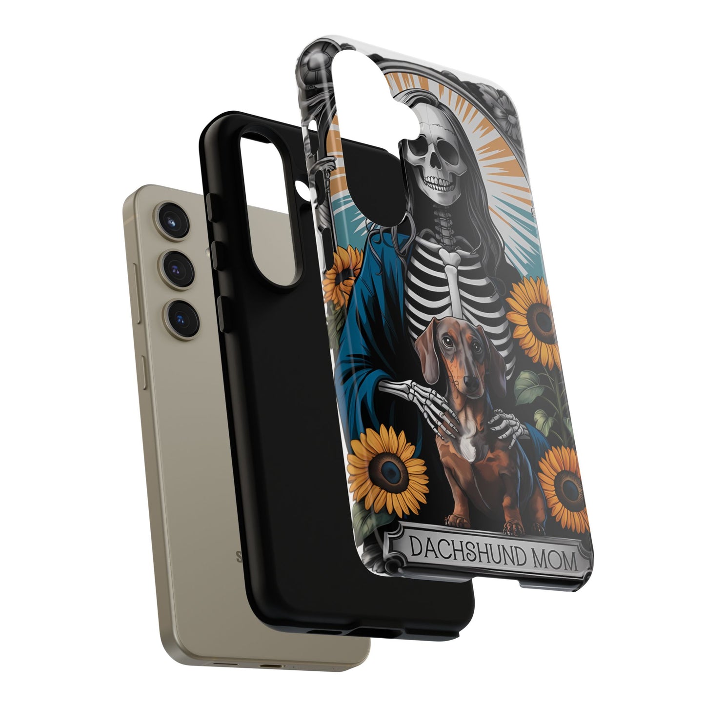Tarot Card Dachshund Mom Phone Case - Dog Apple Pixel Galaxy
