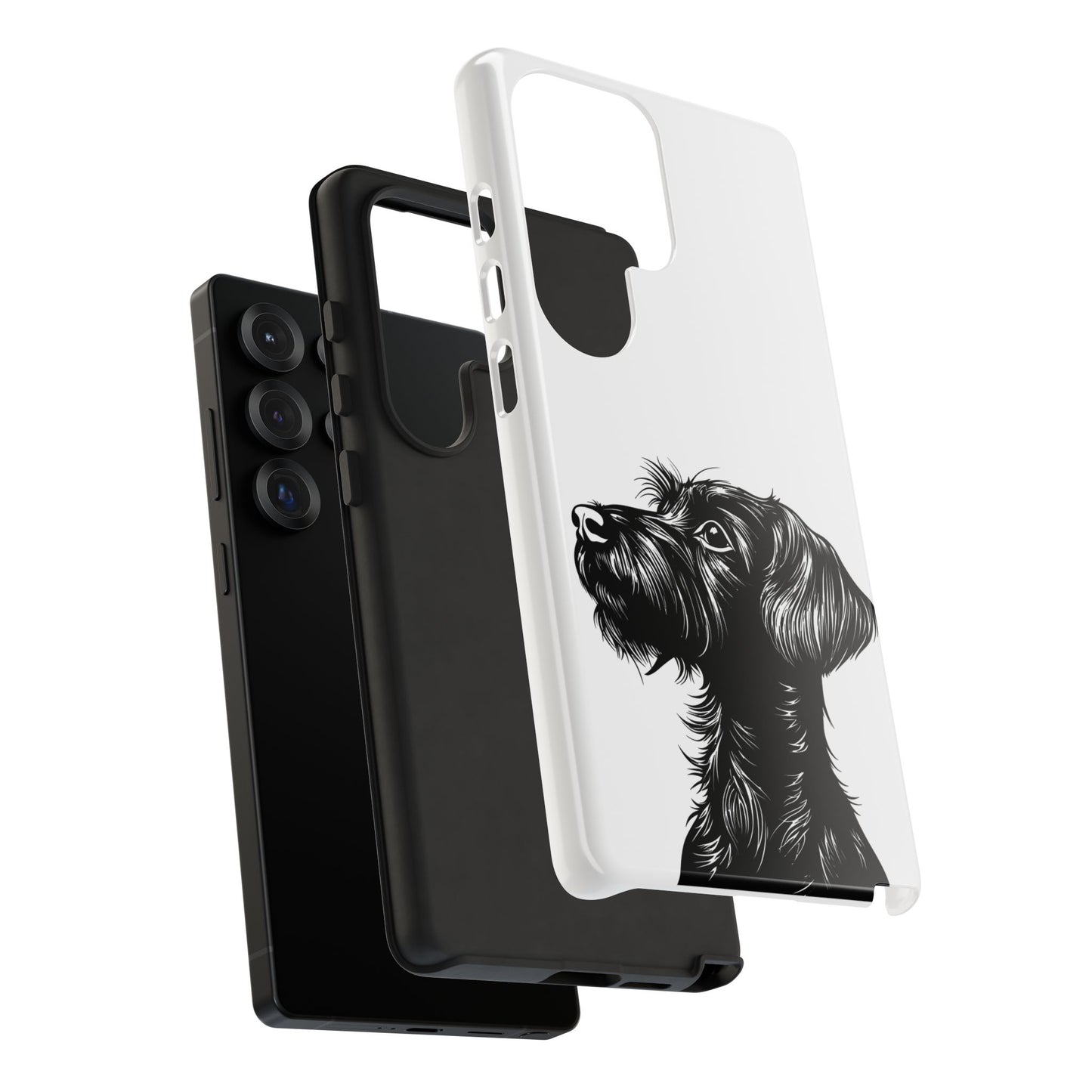 Simple Wire Haired Dachshund Mens Phone Case - Dog Apple Pixel Galaxy