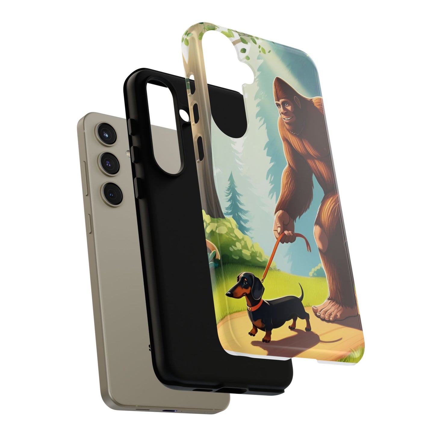 Big Foot Walking Dachshund Phone Case - Dog Apple Pixel Galaxy