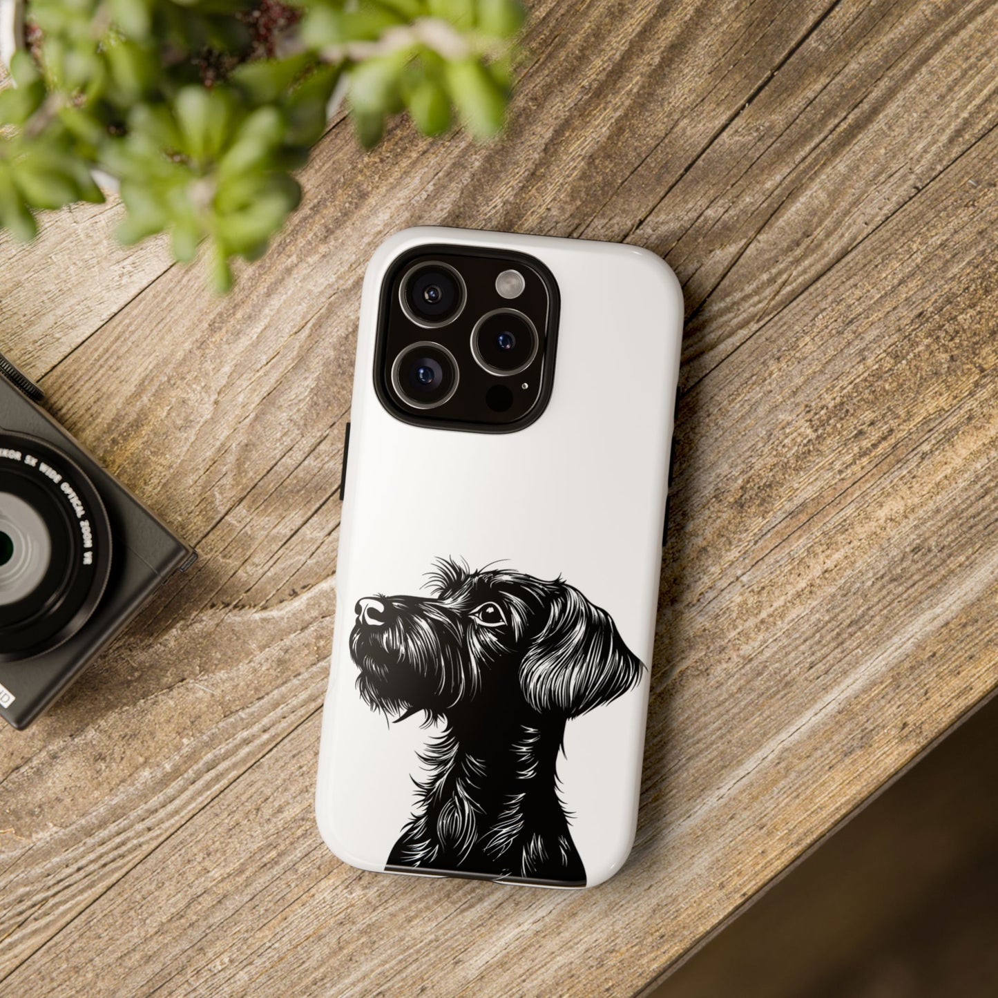 Simple Wire Haired Dachshund Mens Phone Case - Dog Apple Pixel Galaxy