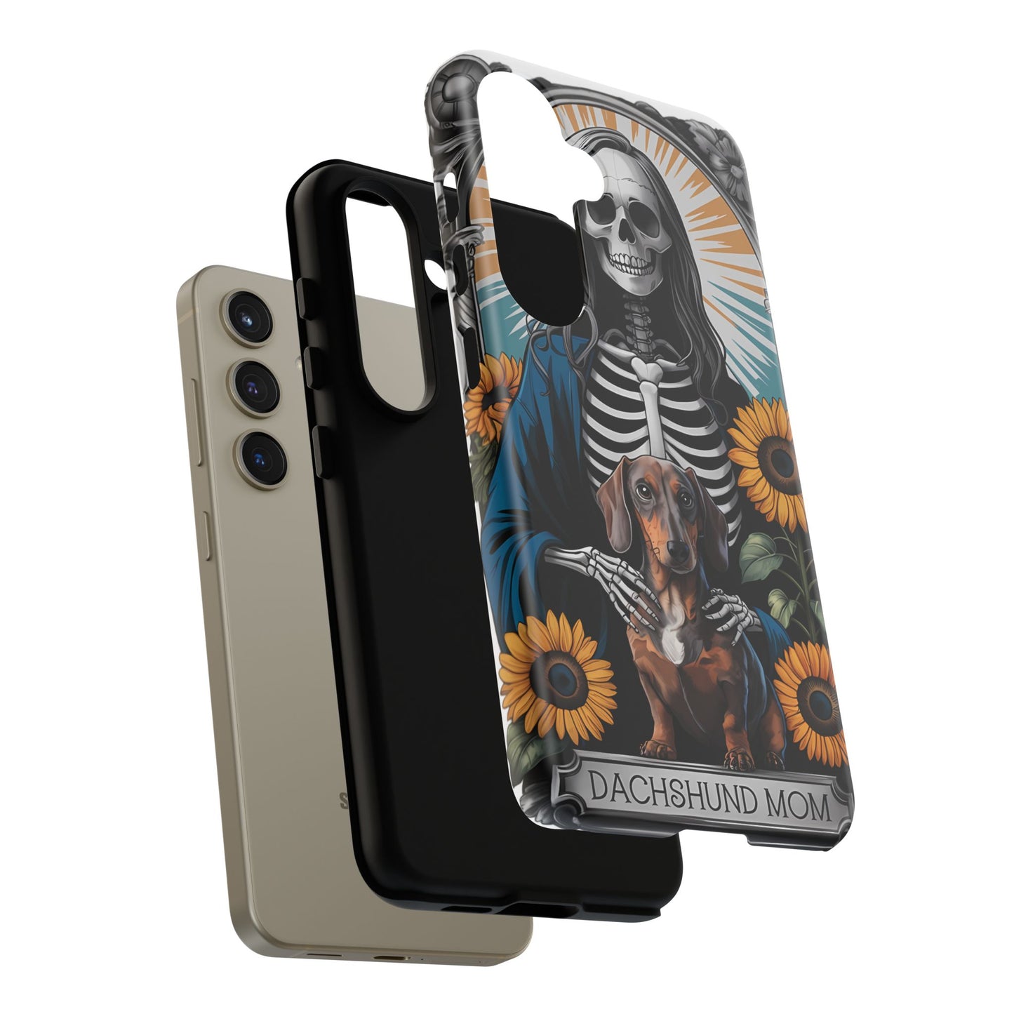 Tarot Card Dachshund Mom Phone Case - Dog Apple Pixel Galaxy
