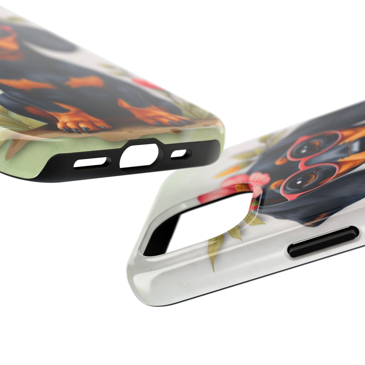 Cute Dachshund Phone Case, Dog Lover Gift, Tough Phone Cover, Pet Accessory,