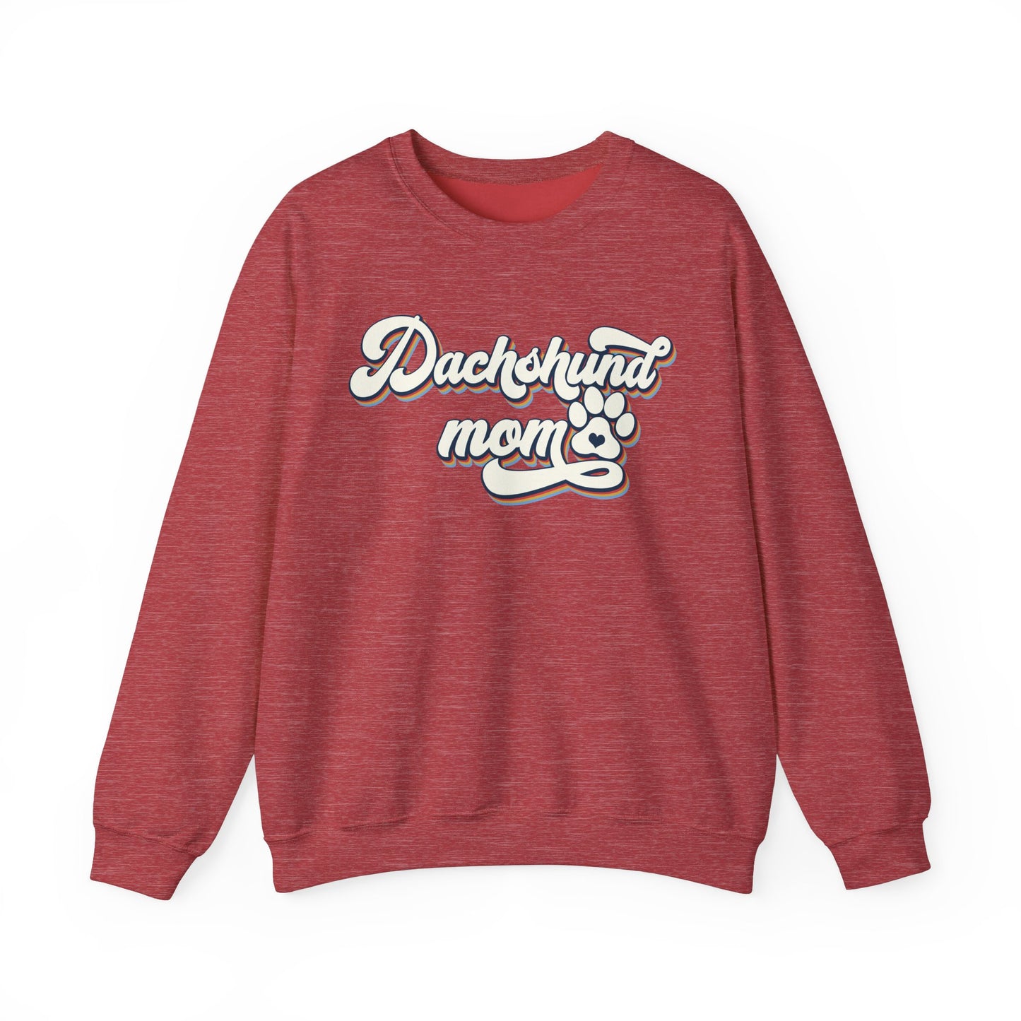Dachshund Mom Sweatshirt, Dog Lover Gift, Funny Weiner Dog Jumper, Classic Sausage Dog Crewneck, Pet Owner Apparel