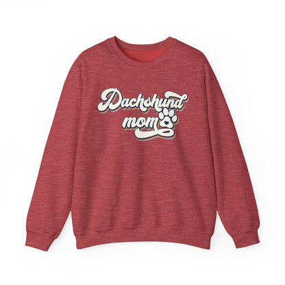 Dachshund Mom Sweatshirt, Dog Lover Gift, Funny Weiner Dog Jumper, Classic Sausage Dog Crewneck, Pet Owner Apparel