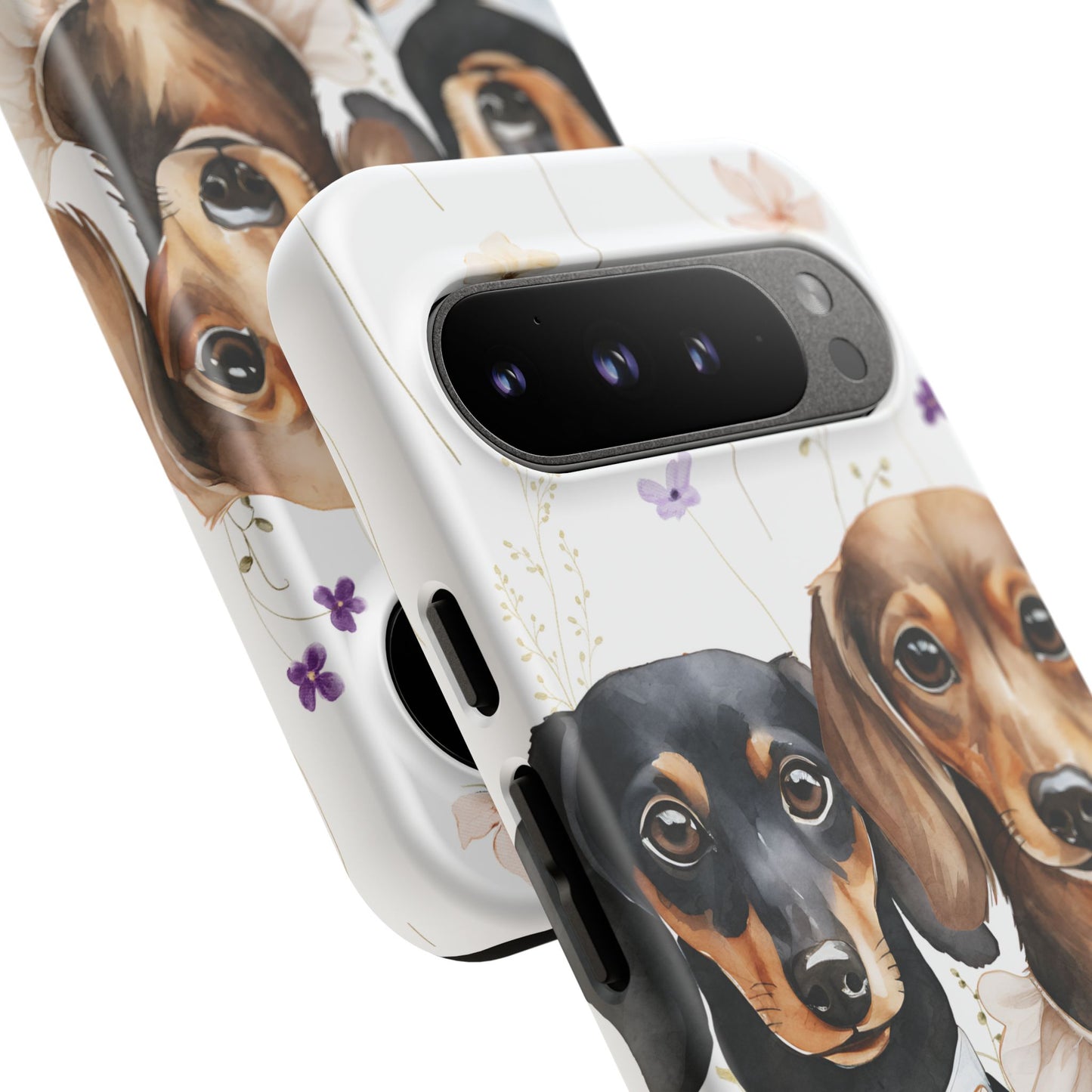 Wedding Dachshund Dog Phone Case - Bridal Gift Flower Girl Apple Pixel Galaxy