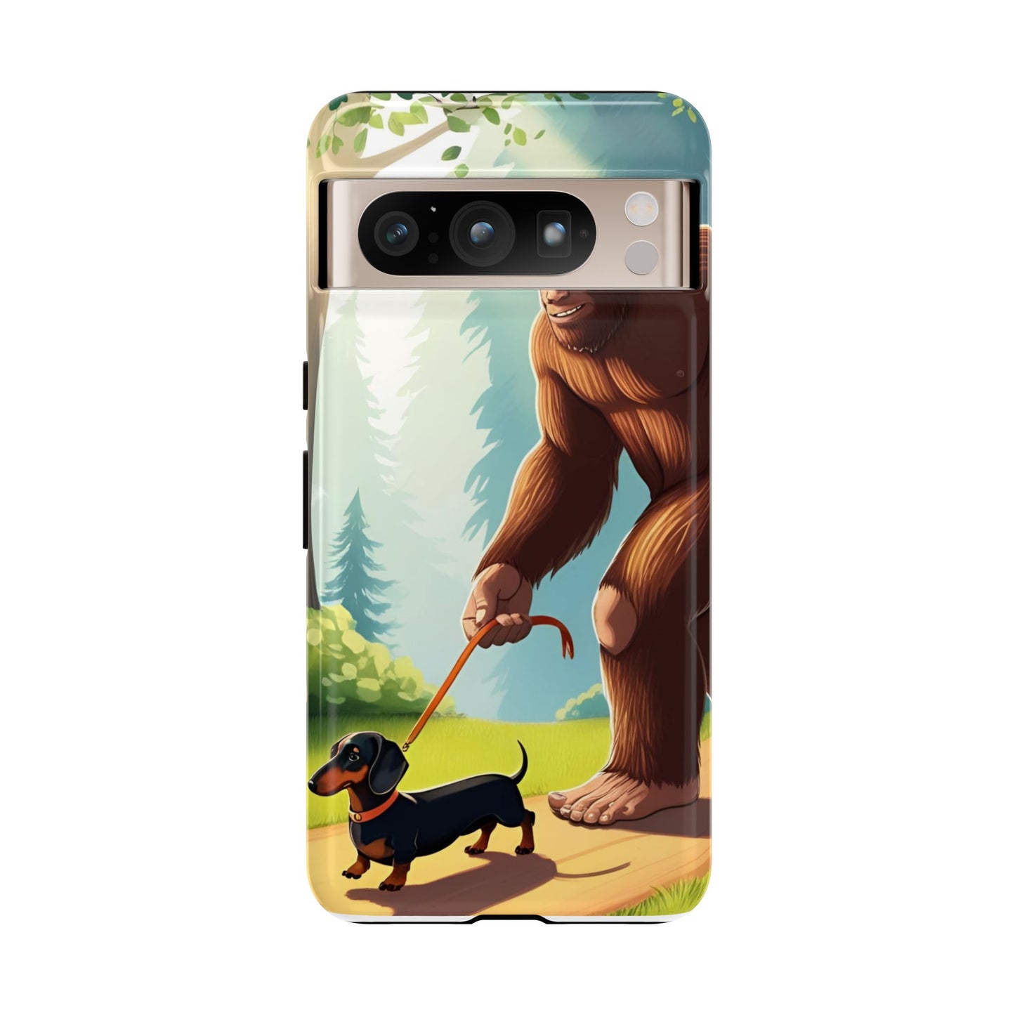 Big Foot Walking Dachshund Phone Case - Dog Apple Pixel Galaxy