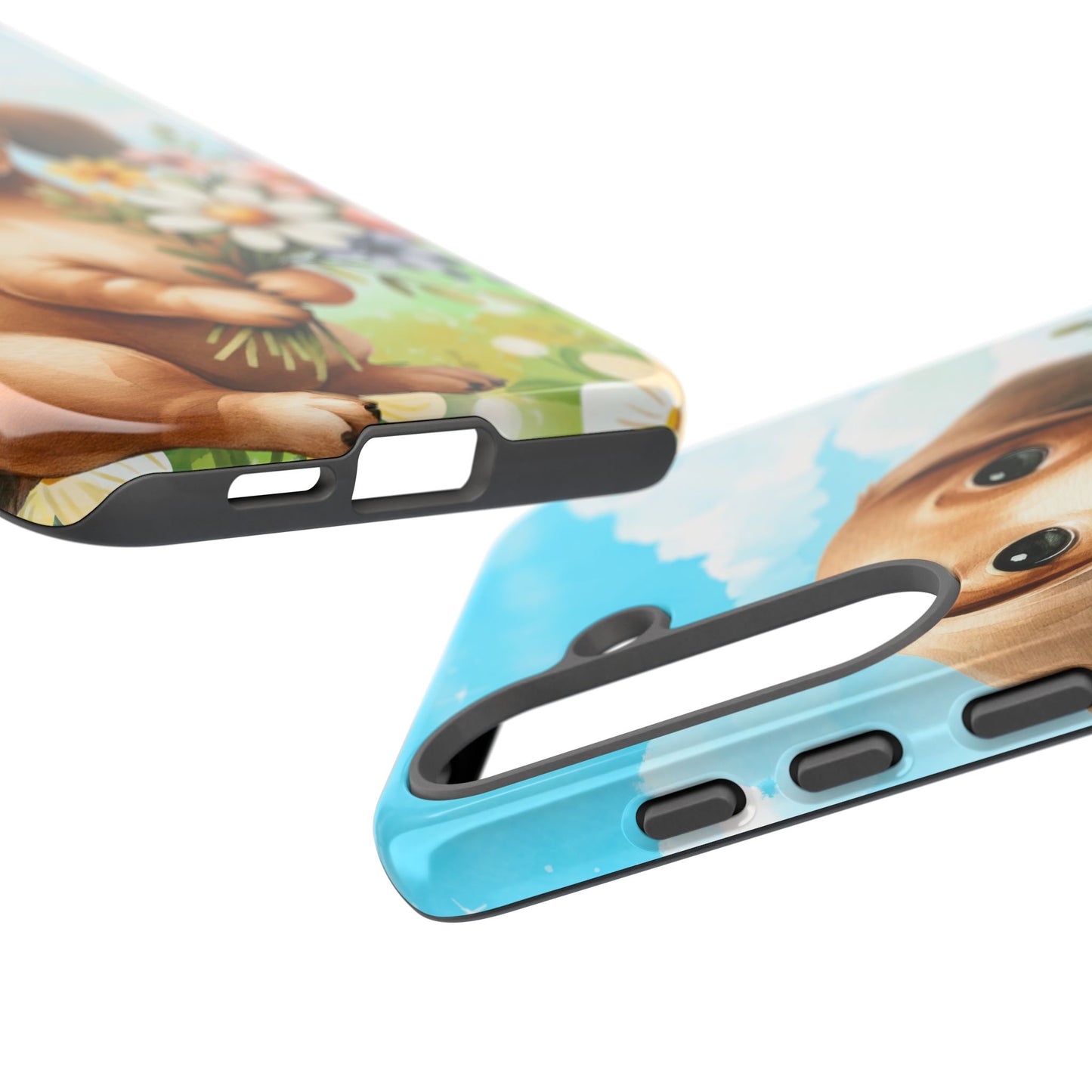 Watercolor Dachshund Dog Phone Case - Rescue Dog Apple Pixel Galaxy Spring