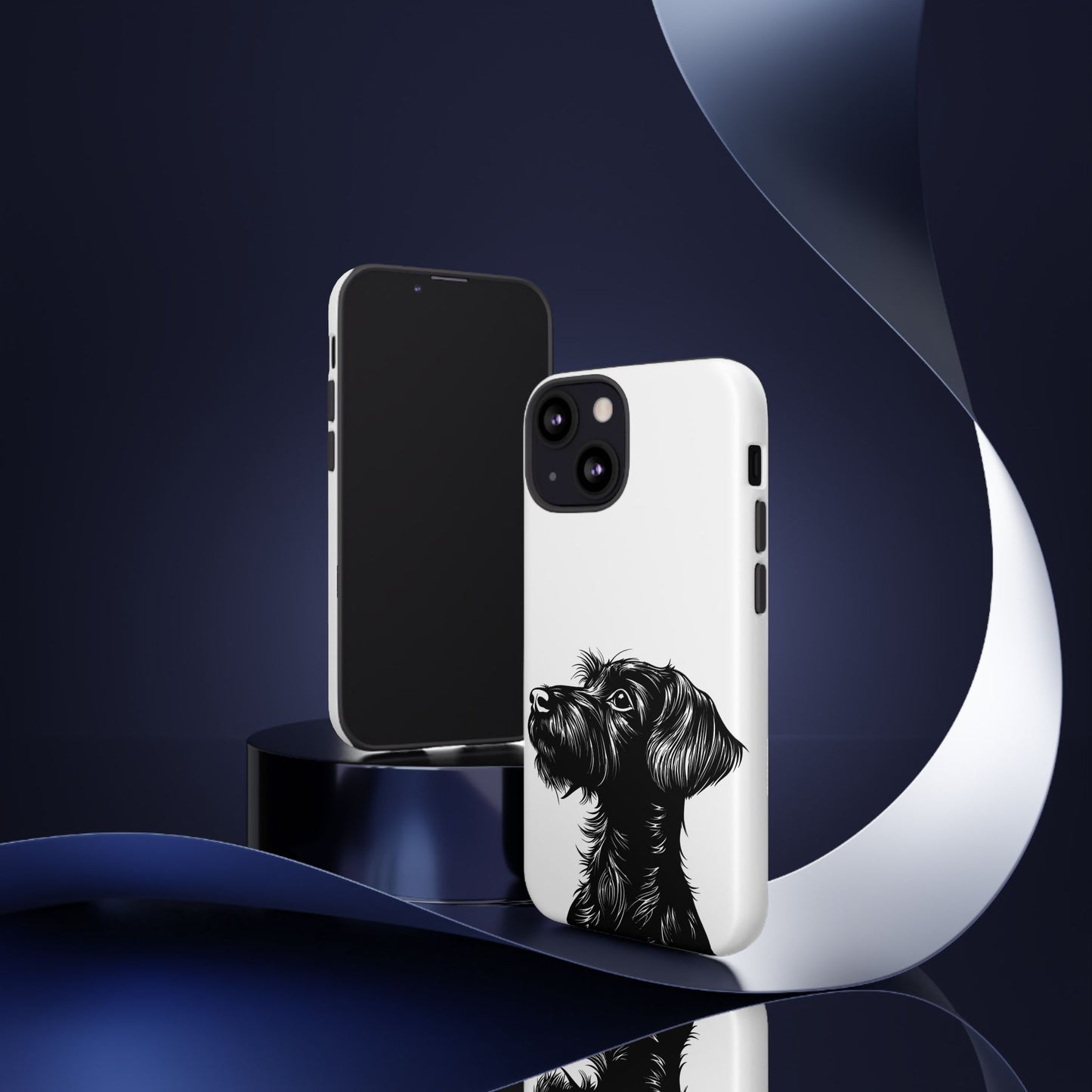 Simple Wire Haired Dachshund Mens Phone Case - Dog Apple Pixel Galaxy