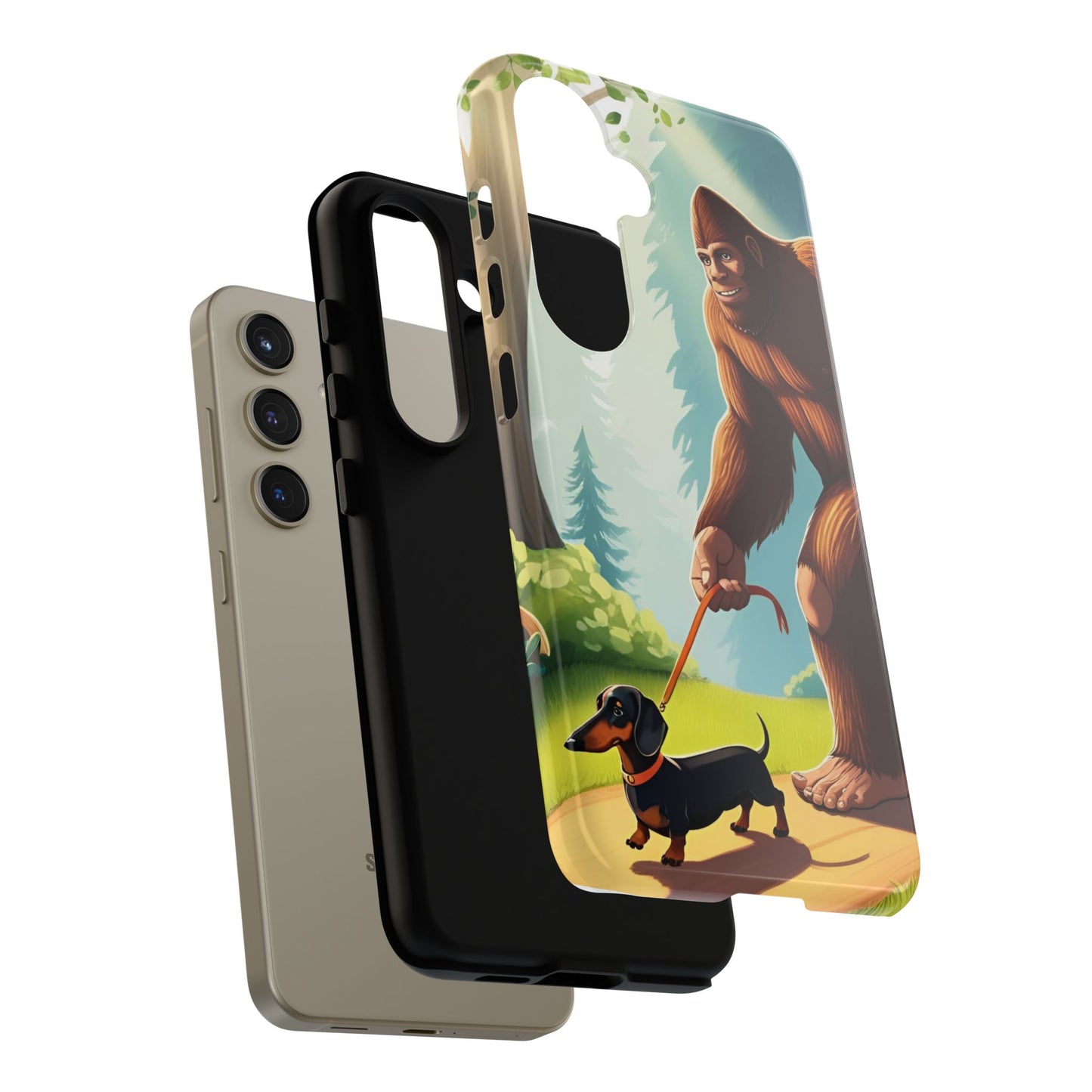 Big Foot Walking Dachshund Phone Case - Dog Apple Pixel Galaxy