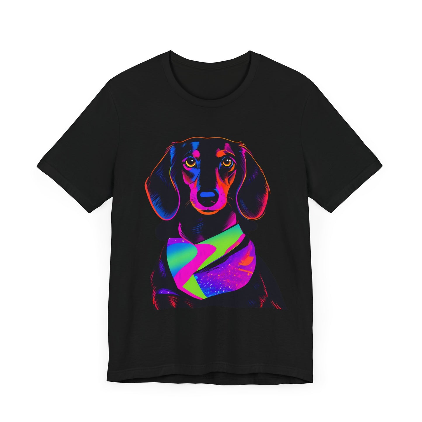 Dachshund Tee Shirt, Cute Dog Lover Top, Short Sleeve Unisex Weiner Dog Gift for Pet Owners