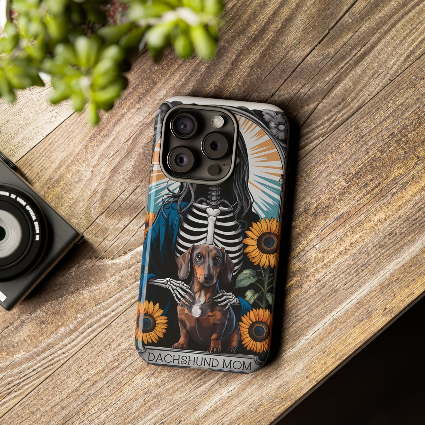 Tarot Card Dachshund Mom Phone Case - Dog Apple Pixel Galaxy