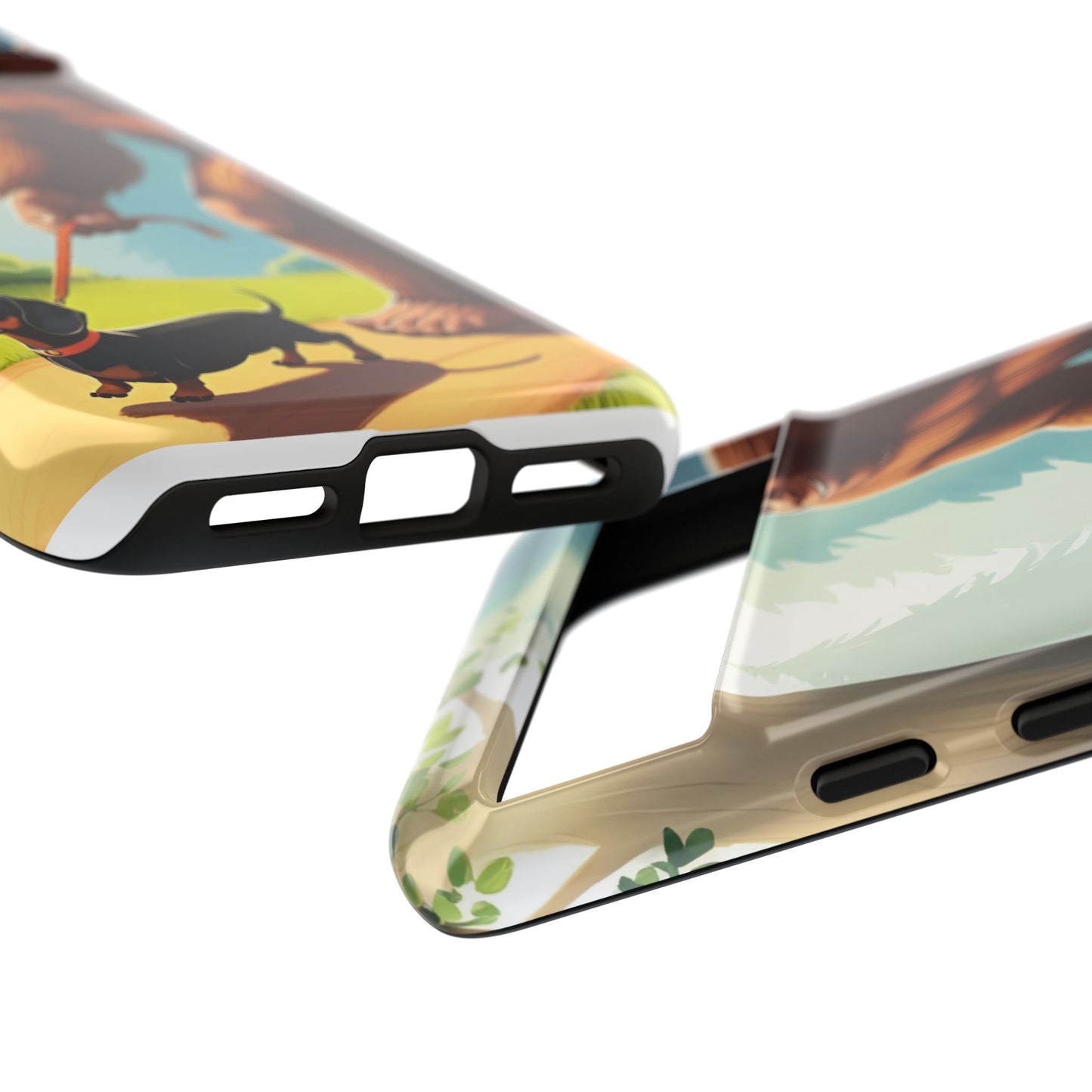 Big Foot Walking Dachshund Phone Case - Dog Apple Pixel Galaxy