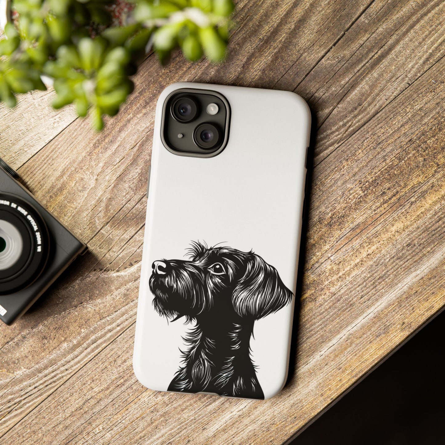 Simple Wire Haired Dachshund Mens Phone Case - Dog Apple Pixel Galaxy