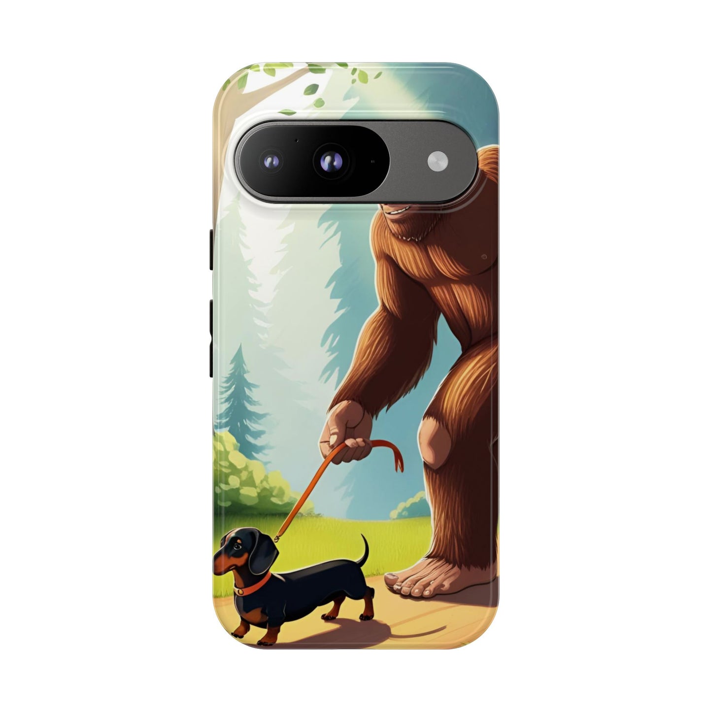 Big Foot Walking Dachshund Phone Case - Dog Apple Pixel Galaxy