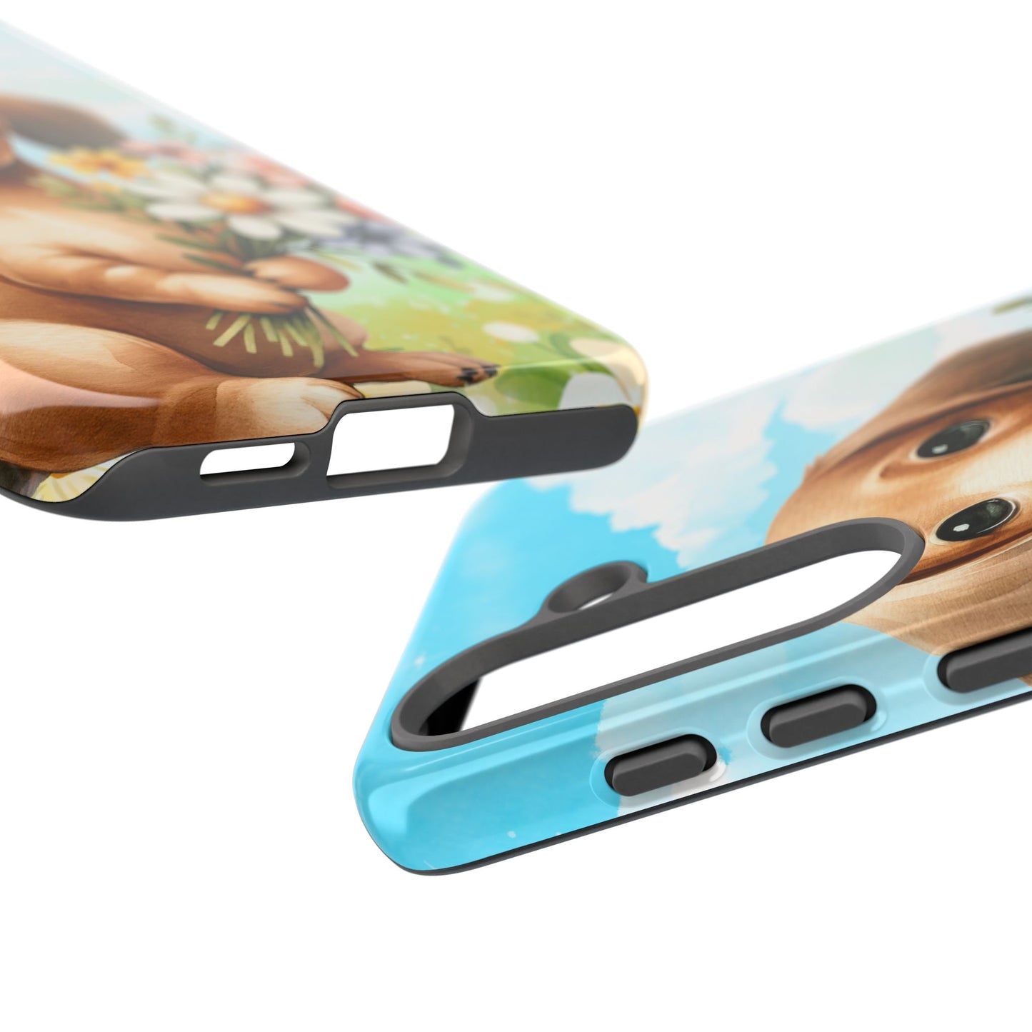 Watercolor Dachshund Dog Phone Case - Rescue Dog Apple Pixel Galaxy Spring