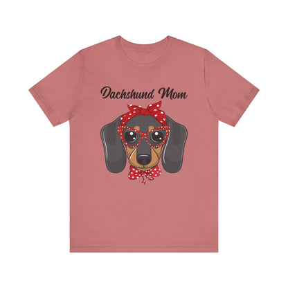 Adorable Dachshund Doxie Mama Tee #4