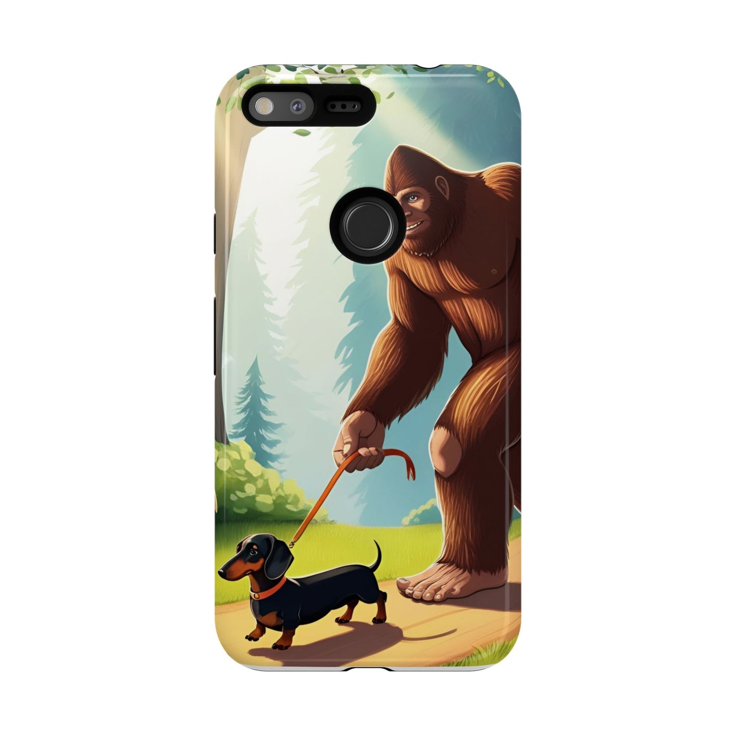 Big Foot Walking Dachshund Phone Case - Dog Apple Pixel Galaxy