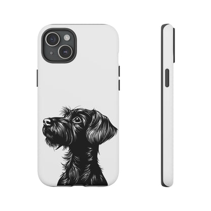 Simple Wire Haired Dachshund Mens Phone Case - Dog Apple Pixel Galaxy