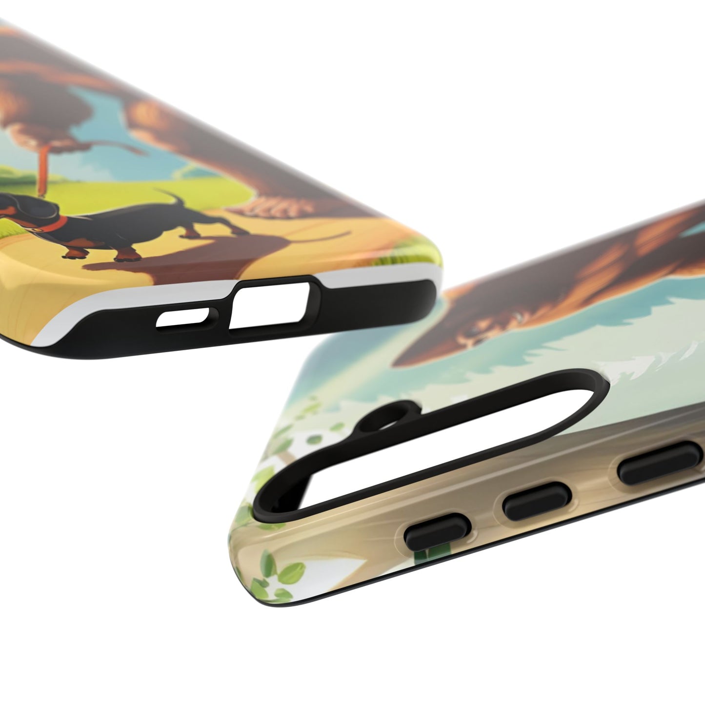 Big Foot Walking Dachshund Phone Case - Dog Apple Pixel Galaxy