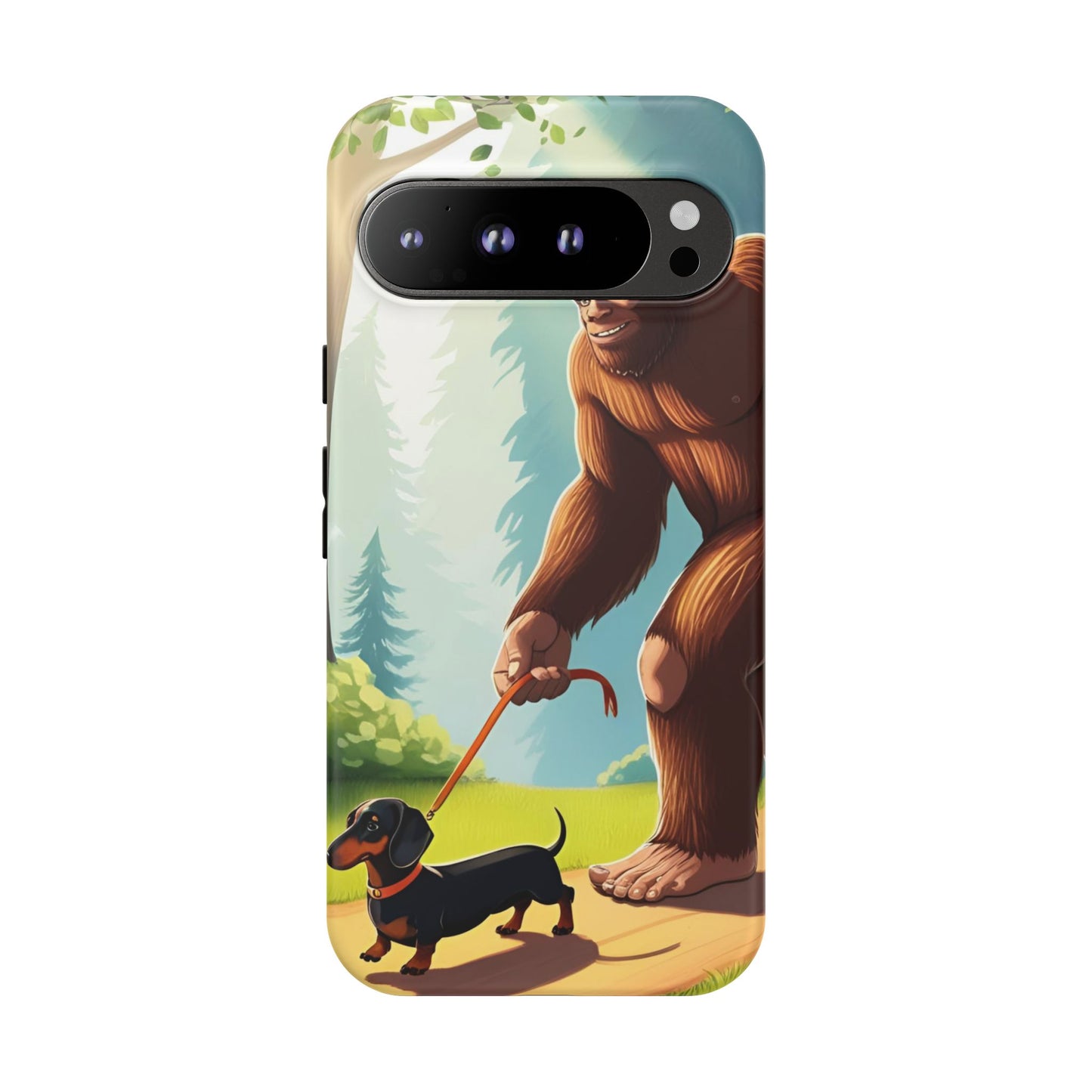 Big Foot Walking Dachshund Phone Case - Dog Apple Pixel Galaxy