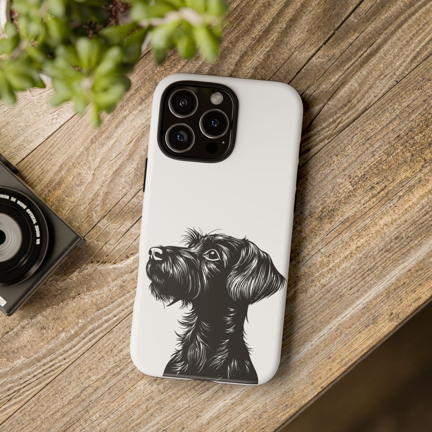 Simple Wire Haired Dachshund Mens Phone Case - Dog Apple Pixel Galaxy