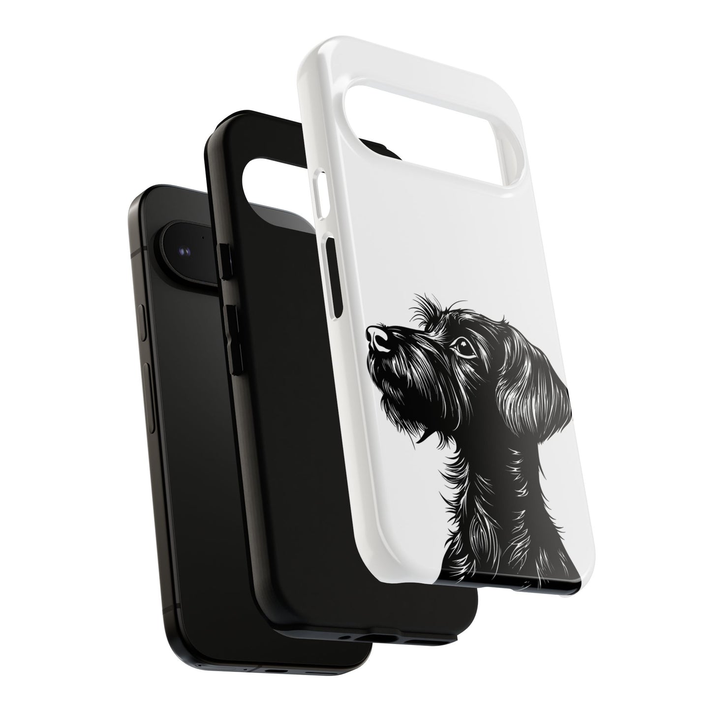Simple Wire Haired Dachshund Mens Phone Case - Dog Apple Pixel Galaxy