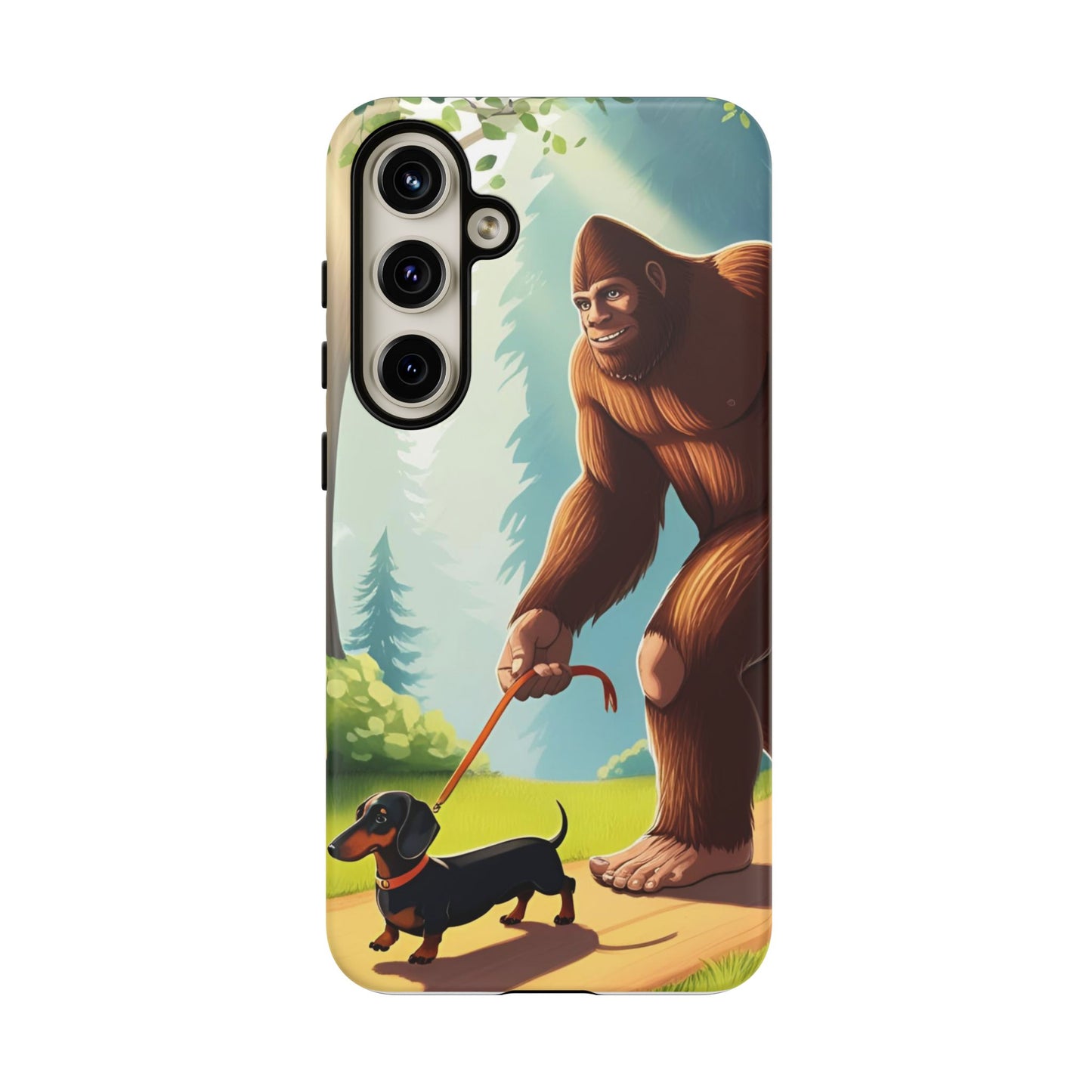 Big Foot Walking Dachshund Phone Case - Dog Apple Pixel Galaxy
