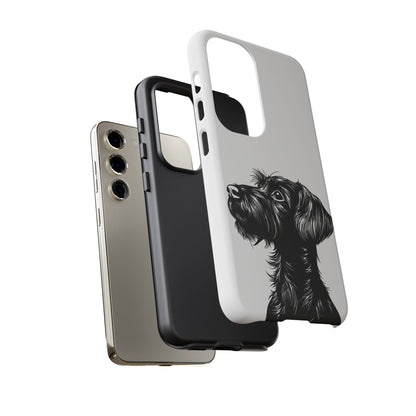 Simple Wire Haired Dachshund Mens Phone Case - Dog Apple Pixel Galaxy