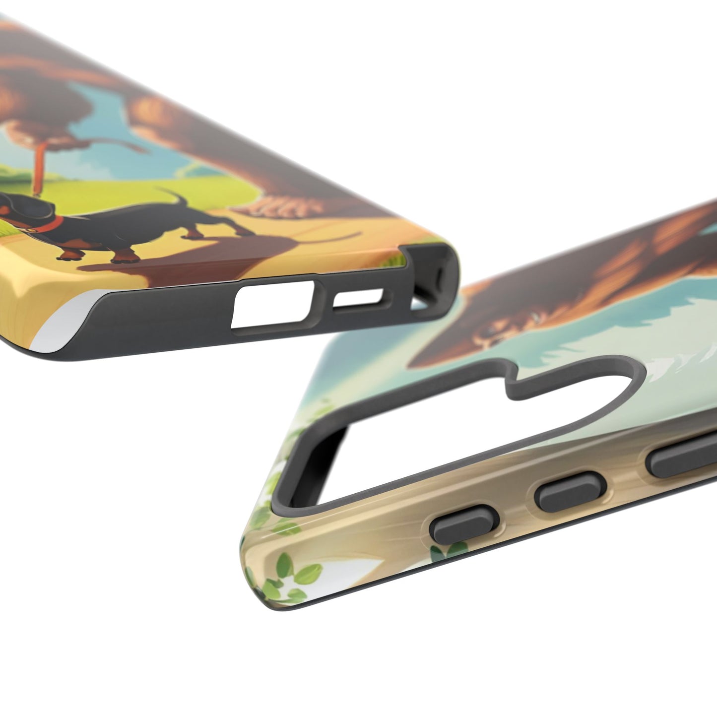Big Foot Walking Dachshund Phone Case - Dog Apple Pixel Galaxy