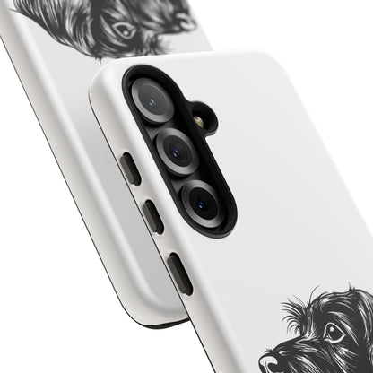 Simple Wire Haired Dachshund Mens Phone Case - Dog Apple Pixel Galaxy