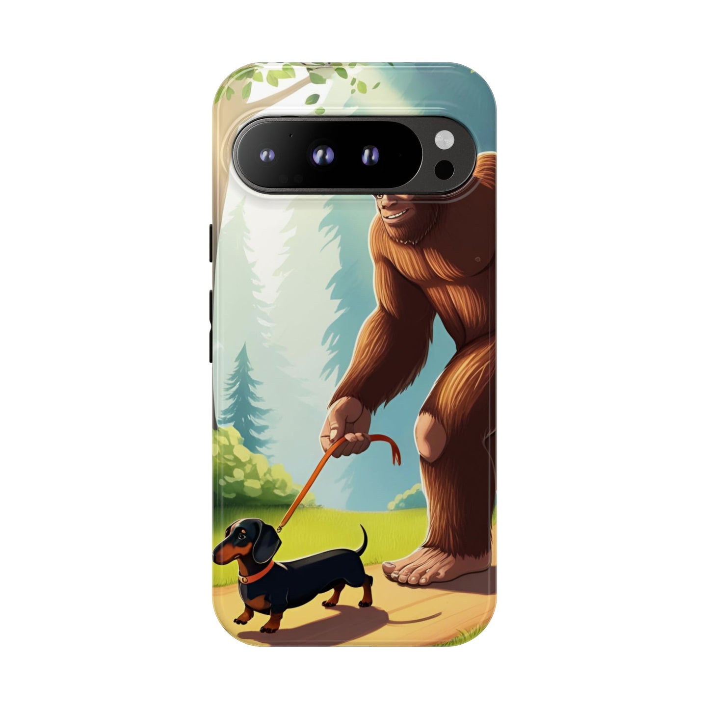 Big Foot Walking Dachshund Phone Case - Dog Apple Pixel Galaxy