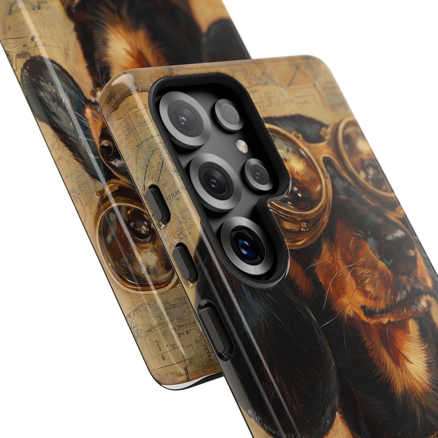 Steam Punk Dachshund Mens Phone Case - Dog Apple Pixel Galaxy