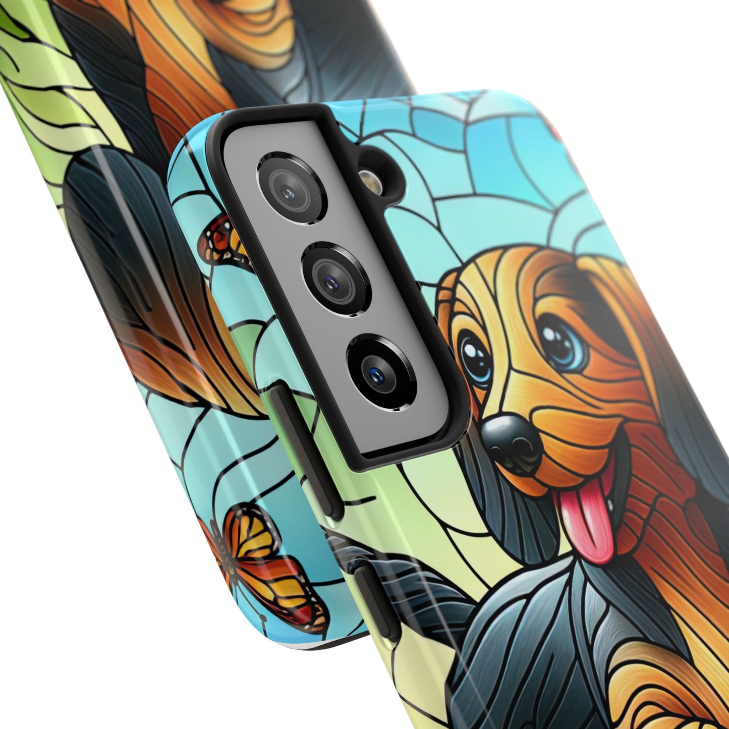 Cute Dachshund Phone Case, Dog Lover Gift, Tough Phone Cover, Pet Accessory,