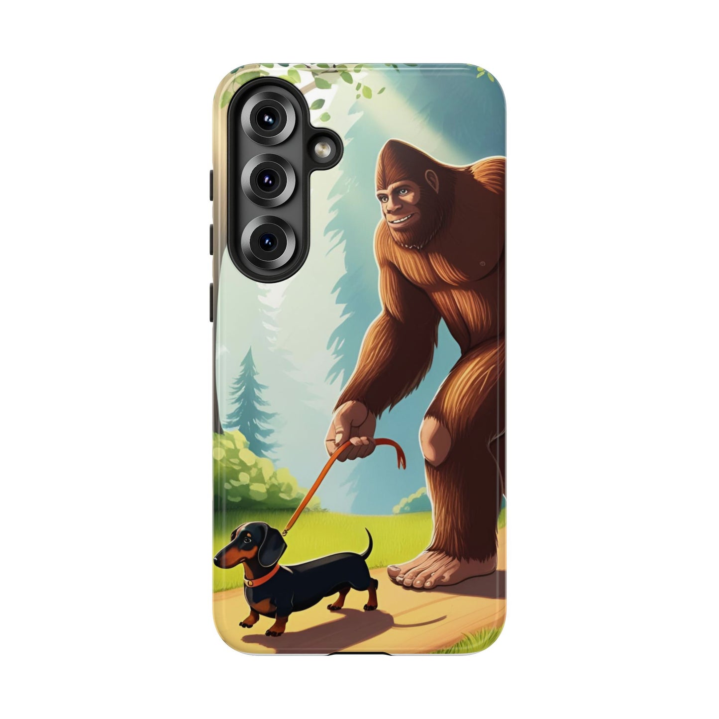 Big Foot Walking Dachshund Phone Case - Dog Apple Pixel Galaxy
