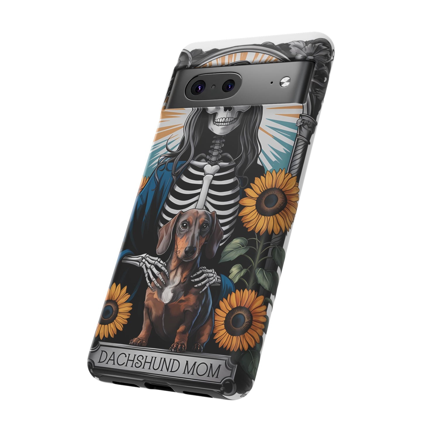 Tarot Card Dachshund Mom Phone Case - Dog Apple Pixel Galaxy