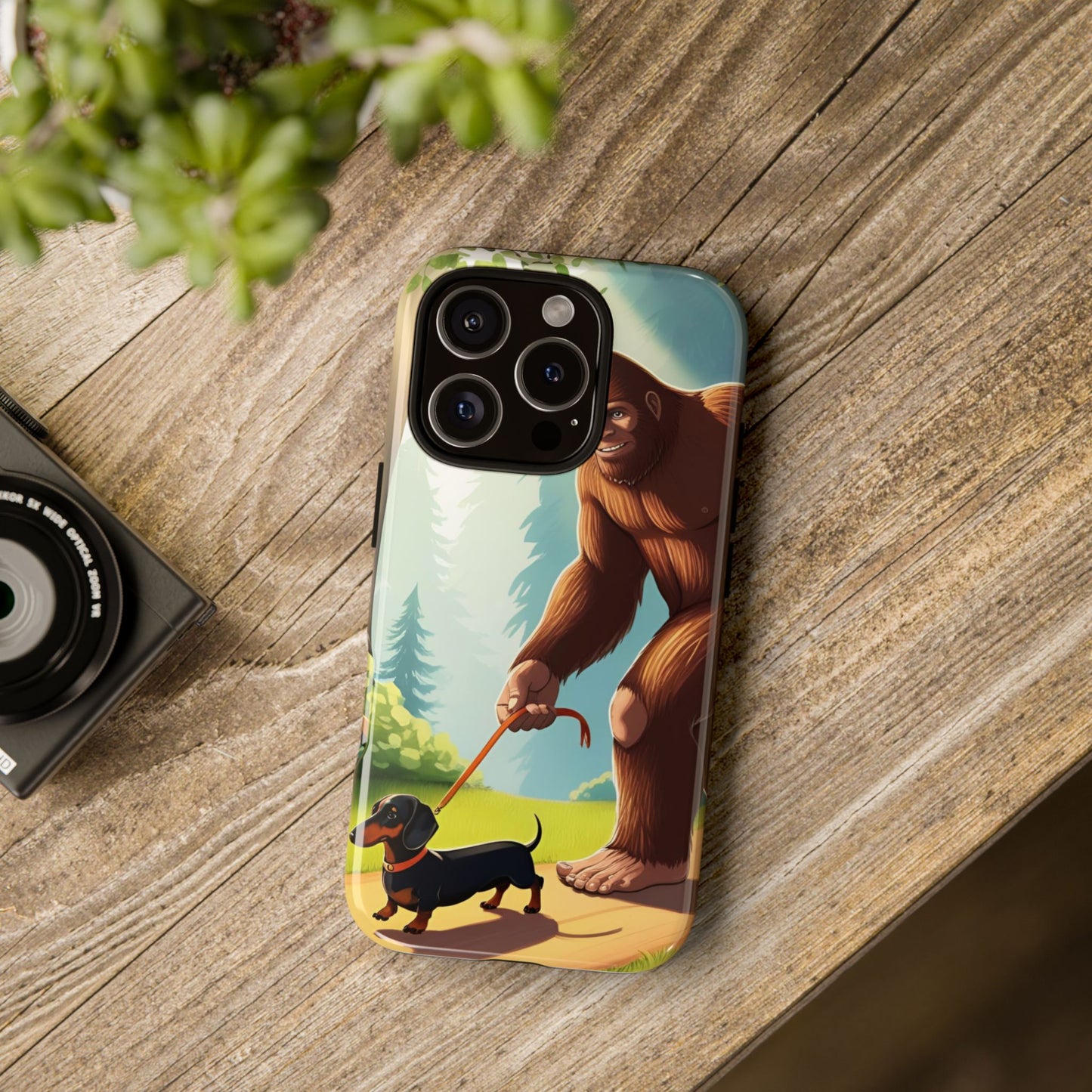 Big Foot Walking Dachshund Phone Case - Dog Apple Pixel Galaxy
