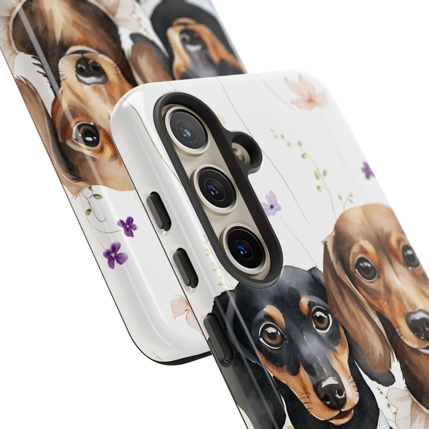Wedding Dachshund Dog Phone Case - Bridal Gift Flower Girl Apple Pixel Galaxy