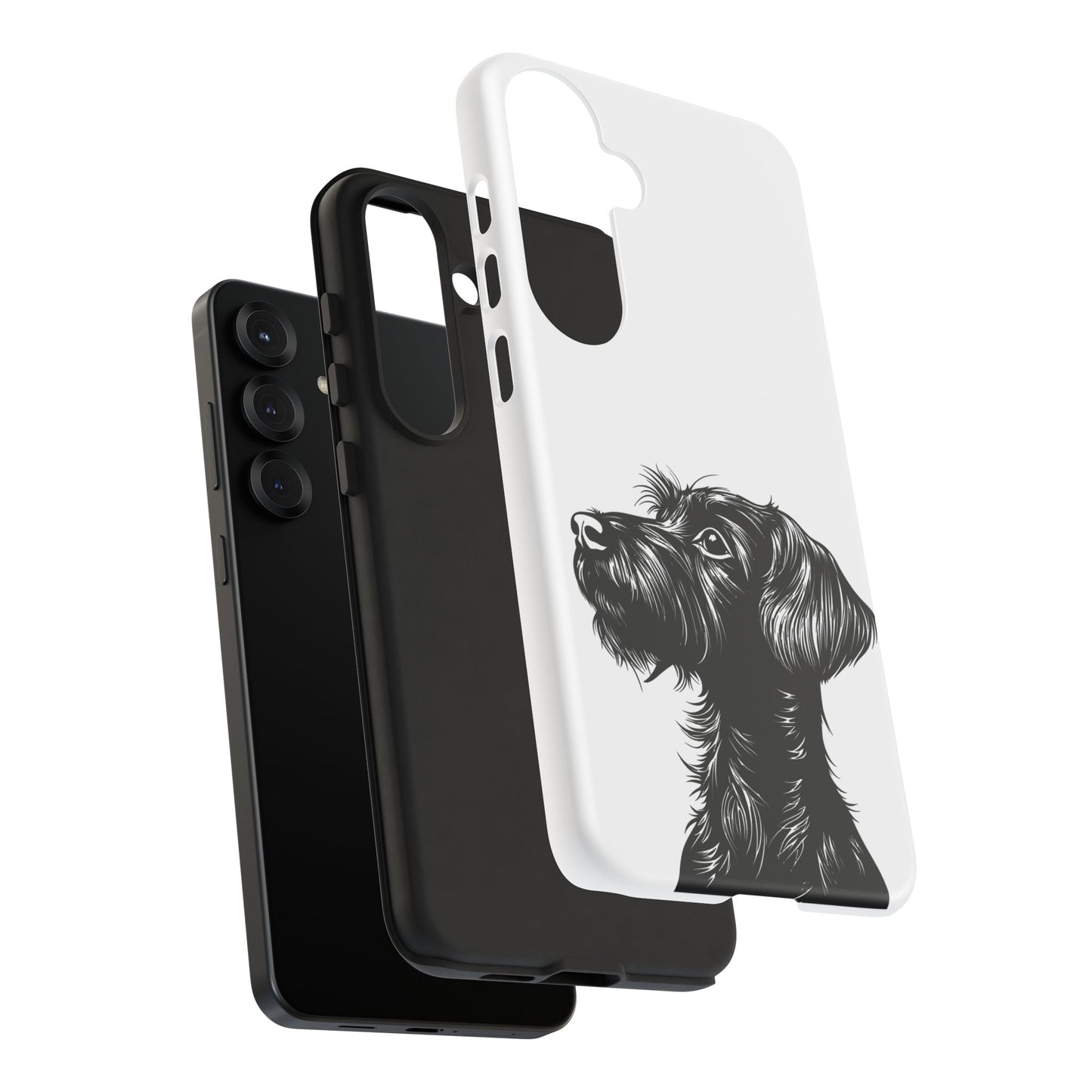 Simple Wire Haired Dachshund Mens Phone Case - Dog Apple Pixel Galaxy