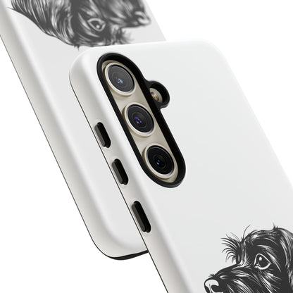 Simple Wire Haired Dachshund Mens Phone Case - Dog Apple Pixel Galaxy