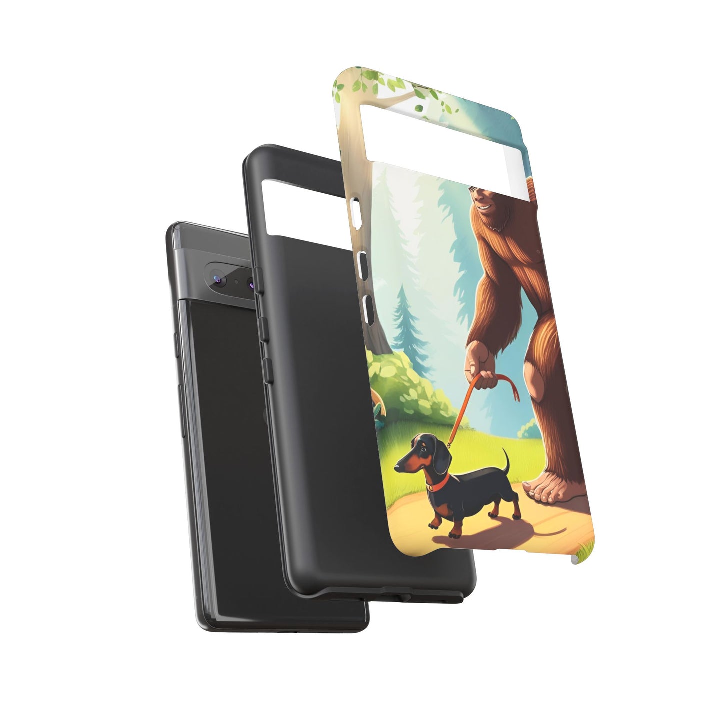 Big Foot Walking Dachshund Phone Case - Dog Apple Pixel Galaxy