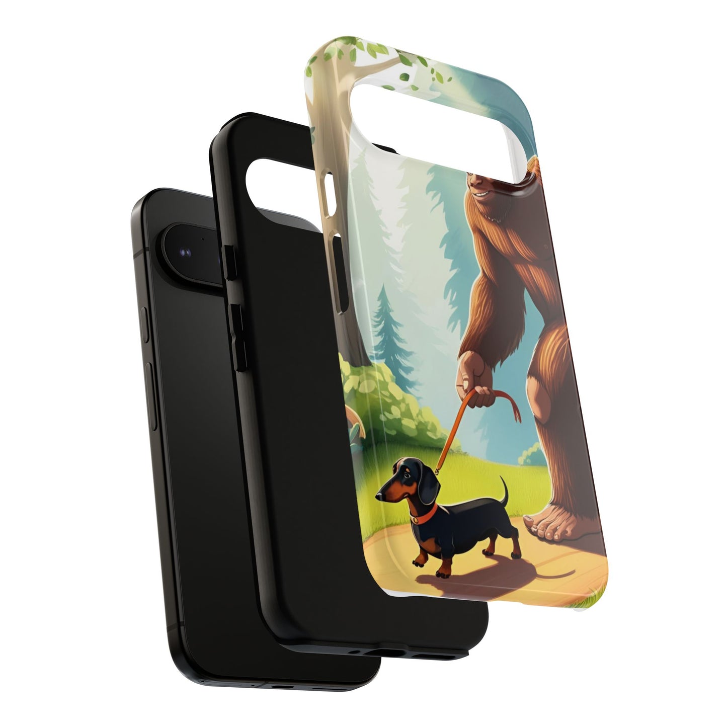 Big Foot Walking Dachshund Phone Case - Dog Apple Pixel Galaxy