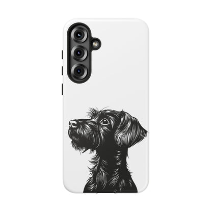 Simple Wire Haired Dachshund Mens Phone Case - Dog Apple Pixel Galaxy
