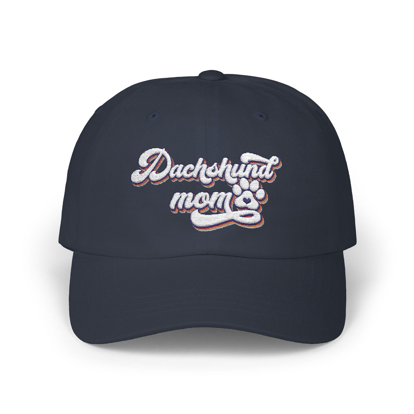 Embroidered Dachshund Mom Cap, Classic Dog Lover Hat, Pet Owner Gift, Stylish Outdoor Accessory, Casual Sun Protection