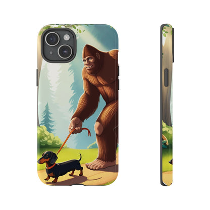 Big Foot Walking Dachshund Phone Case - Dog Apple Pixel Galaxy