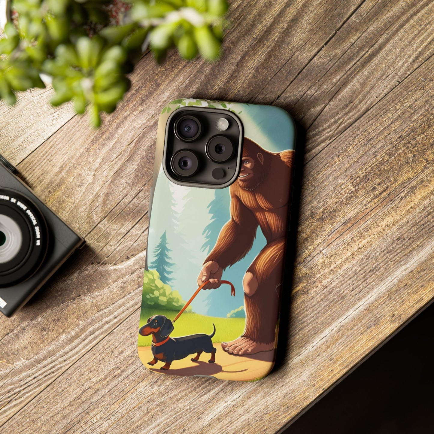 Big Foot Walking Dachshund Phone Case - Dog Apple Pixel Galaxy