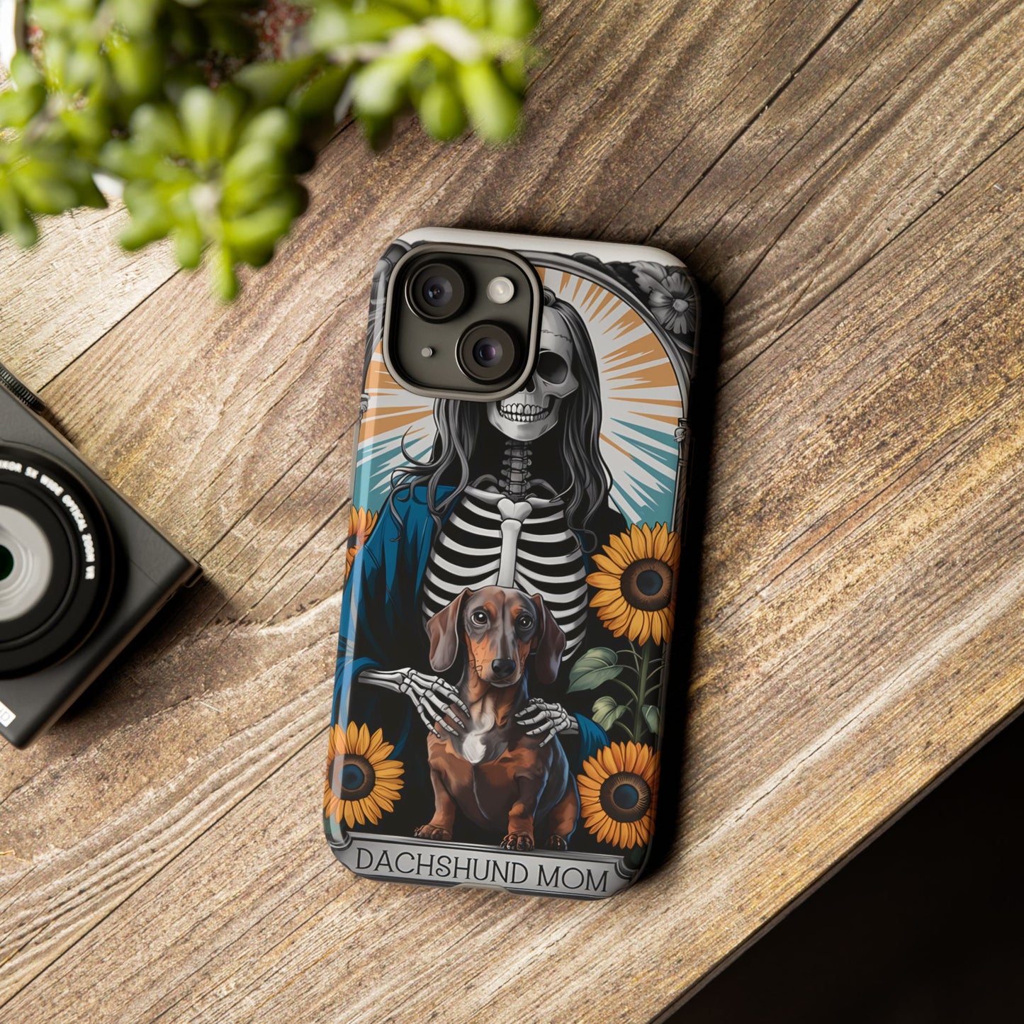 Tarot Card Dachshund Mom Phone Case - Dog Apple Pixel Galaxy