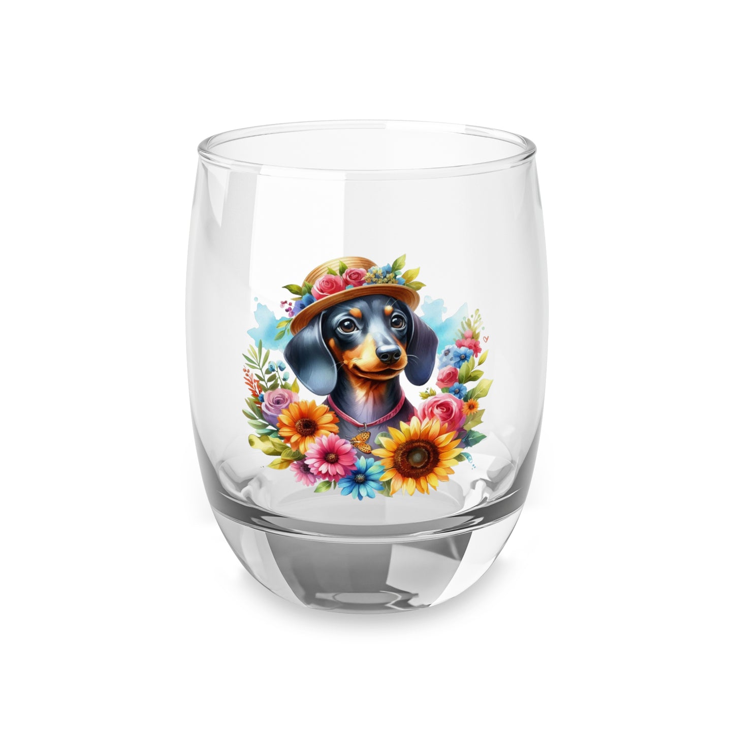 Dachshund Whiskey Glass, Dog Lover Gift, Cute Animal Barware, Unique Drinking